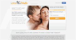 Desktop Screenshot of localadults.com